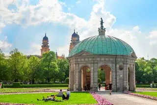 Der Dianatempel im Hofgarten der Residenz