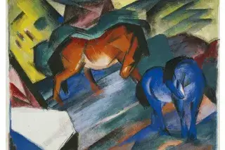 Gemälde aus der Sammlung "Blauer Reiter"