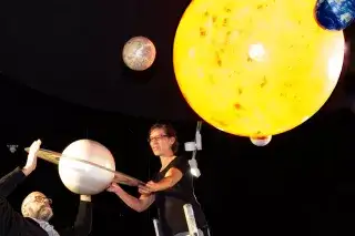 Das Sonnensystem im Museum Mensch und Natur Das Sonnensystem im Museum Mensch und Natur