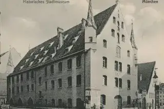 Historische Aufnahme des Münchner Stadtmuseums Historische Aufnahme des Münchner Stadtmuseums