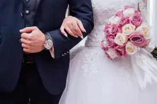 Mann und Frau heiraten Mann und Frau heiraten