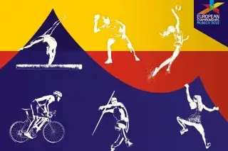 KeyVisual der European Championships 2022 in München KeyVisual der European Championships 2022 in München