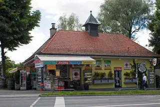 Der Reichenbachkiosk an der Reichenbachbrücke