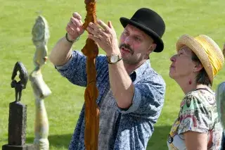 Kunsthandwerkermarkt auf dem Stadtgründungsfest