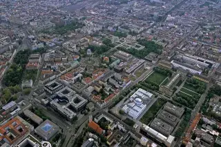 Luftaufnahme des Kunstareals