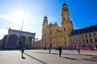 20210108_Wochenendspaziergänge Der Odeonsplatz in der Altstadt