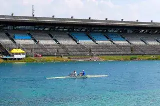 Sportlich geht's zu an der Olympia-Regattaanlage in Oberschleißheim