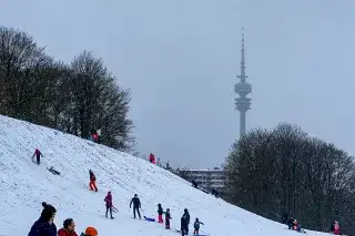 Rodeln im Olympiapark