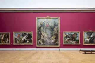 Gemälde im Rubens-Saal in der Alten Pinakothek Gemälde im Rubens-Saal in der Alten Pinakothek