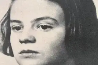 Porträt von Sophie Scholl