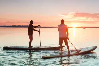 Stand Up Paddling im Sommer