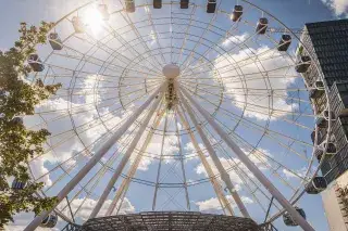 Das Riesenrad Umadum im Werksviertel am Ostbahnhof Das Riesenrad Umadum im Werksviertel am Ostbahnhof