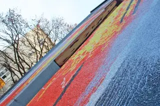 Streetart an einer Fassade im Westend Streetart an einer Fassade im Westend