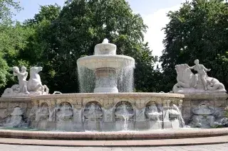 Der Wittelsbacher Brunnen am Lenbachplatz