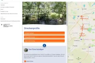 Screenshot "Würm entdecken"