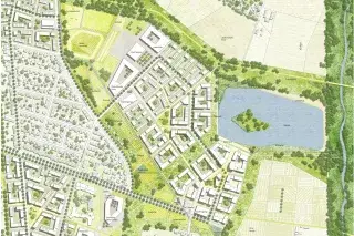201110_Visualisierung-LHMRheinflügelSeverin Idee für das Dreieck Johanneskirchen, Daglfing und Riem