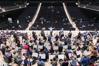 Akustikprobe in der Isarphilharmonie