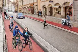 So soll der Radlring in der Frauenstraße aussehen So soll der Radlring in der Frauenstraße aussehen