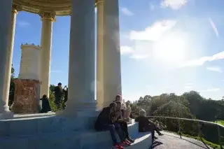 Monopteros im Englischen Garten nach Sanierung