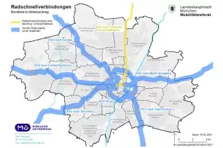 Radschnellwege Übersichtsplan Radschnellwege Übersichtsplan