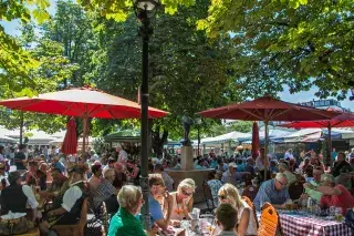 Biergarten Viktualienmarkt Biergarten Viktualienmarkt