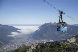 Skigebiet Zugspitze Gondel