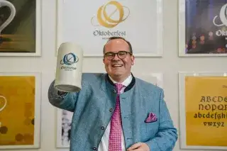 Pressekonferenz zum neuen Oktoberfestlogo 2022