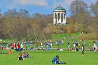 Englischer Garten im Frühling