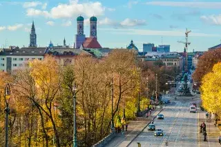 München-Panorama im Herbst München-Panorama im Herbst