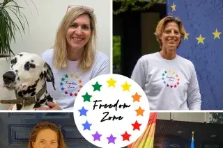 FreedomZone: Idahobit-Sweater-Aktion FreedomZone: Idahobit-Sweater-Aktion