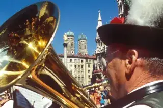 Blasmusik auf dem Marienplatz Blasmusik auf dem Marienplatz