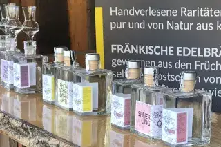 Bayerns Brenner auf dem Viktualienmarkt