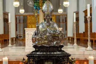 Silberbüste des Heiligen Benno Silberbüste des Heiligen Benno