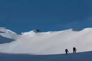 Skitour in den Alpen