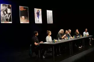 Pressekonferenz im Münchner Volkstheater