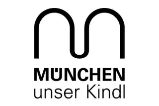 Das Logo von München unser Kindl auf weißem Hintergrund