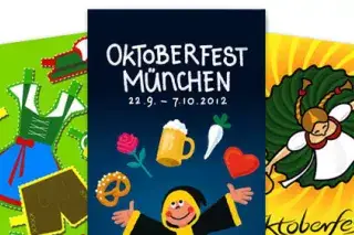 Drei Oktoberfestplakate der letzten Jahre