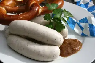 Weißwurst at Cafe am Marienplatz