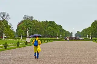 Regen im Nymphenburger Park