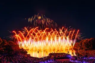 Feuerwerk im Olympiapark