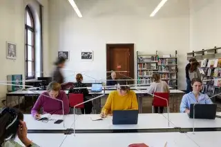 Lesesaal im Zentralinstitut für Kunstgeschichte Lesesaal im Zentralinstitut für Kunstgeschichte