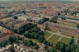 Luftansicht des Kunstareals München Luftansicht des Kunstareals München