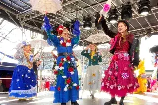 Tanz der Marktweiber 2023 am Viktualienmarkt zu Fasching Tanz der Marktweiber 2023 am Viktualienmarkt zu Fasching