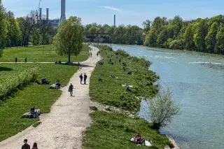 Blick auf die Isar.