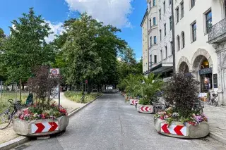 Sommerstraße Isartorplatz