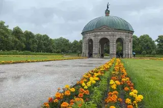 Regen im Hofgarten