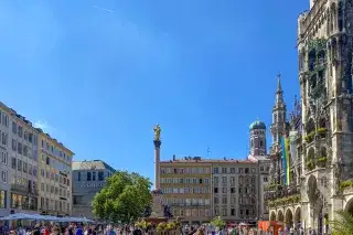 Marienplatz 2024 - Blickrichtung West 