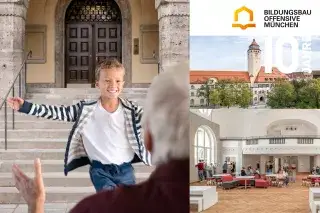 Kampagnenmotiv 10 Jahre Bildungsbauoffensive