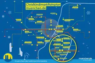 Christkindlmarktfahrplan 2024 für München