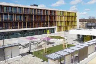 Rockefeller Schule Drohnenansicht